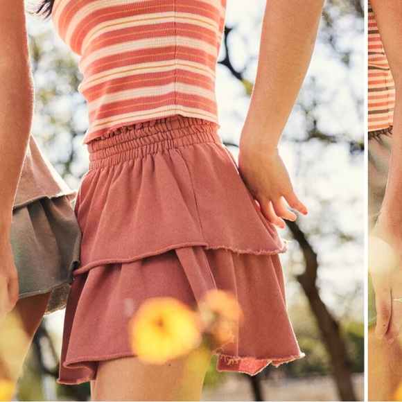 aerie ruffle mini skirt - Picture 5 of 10
